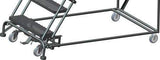 Premium 8 Steps, 80" H Steel Rolling Ladder, 450 lb. Load Capacity-The Premium World